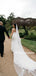 Simple Spaghetti Strap Mermaid Long Wedding Dresses With Train, WDS0079