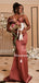 Mismatched Mermaid Soft Satin Simple Long Bridesmaid Dresses, BDS0161