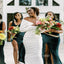 Simple V-neck Side silt Mermaid Elegant  Pretty Long Bridesmaid Dresses,BDS0212