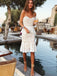 Sheath Spaghetti Straps Lace Homecoming Dress ,Short Prom Dresses,BDY0331