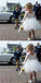 A-line Long Sleeves White Short Flower Girl Dresses,Cheap Flower Girl Dresses ,FGY0247