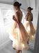 Stunning Lace High Low Lace Cheap Short Homecoming Dresses Online, BDY0269
