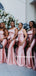 Newest One-shoudler Mermaid Long Bridesmaid Dresses Online, BDS0158