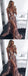 Sexy A-Line Spaghetti Straps Pink Sequin Prom Dress With Slit,Party Dresses,PDY0340