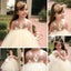 Ivory Tulle Lace Flower Girl Dresses With Satin Flowers, Lovely Cute Tutu Dresses, FGY0144