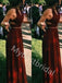 Elegant V-neck Two pieces A-line Prom Dresses,PDS0775