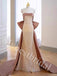 Elegant Strapless Sleeveless Mermaid Long Prom Dress,PDS1033