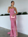 Elegant Sweetheart Sleeveless Side slit Mermaid Prom Dresses , PDS0340