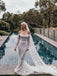 Simple Sweetheart Off-shoulder Mermaid Wedding Dresses, WDY0225