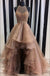 Beading Halter New Arrival Hi-Low Long Prom Dresses, BG0087