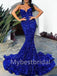 Sexy Sleeveless Sweetheart Mermaid Prom Dresses, PDS0458