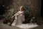 A-line Bateau Long Sleeves White Lace Wedding Dresses.Cheap Wedding Dresses, WDY0271