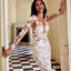 Mermaid V-neck White Lace Wedding Dresses.Cheap Wedding Dresses, WDY0275