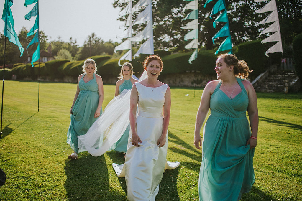 Mismatched Mint Green Chiffon A-line Long Cheap Bridesmaid Dresses, BDS0127