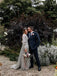 Simple V-neck Long sleeves A-line Wedding Dresses, WDY0252