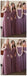 Dusty Purple Mismatched Chiffon Cheap Bridesmaid Dresses Online, WGY0235