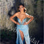 Sexy Sweetheart Sleeveless Side slit Sheath Long Prom Dress,PDS1066
