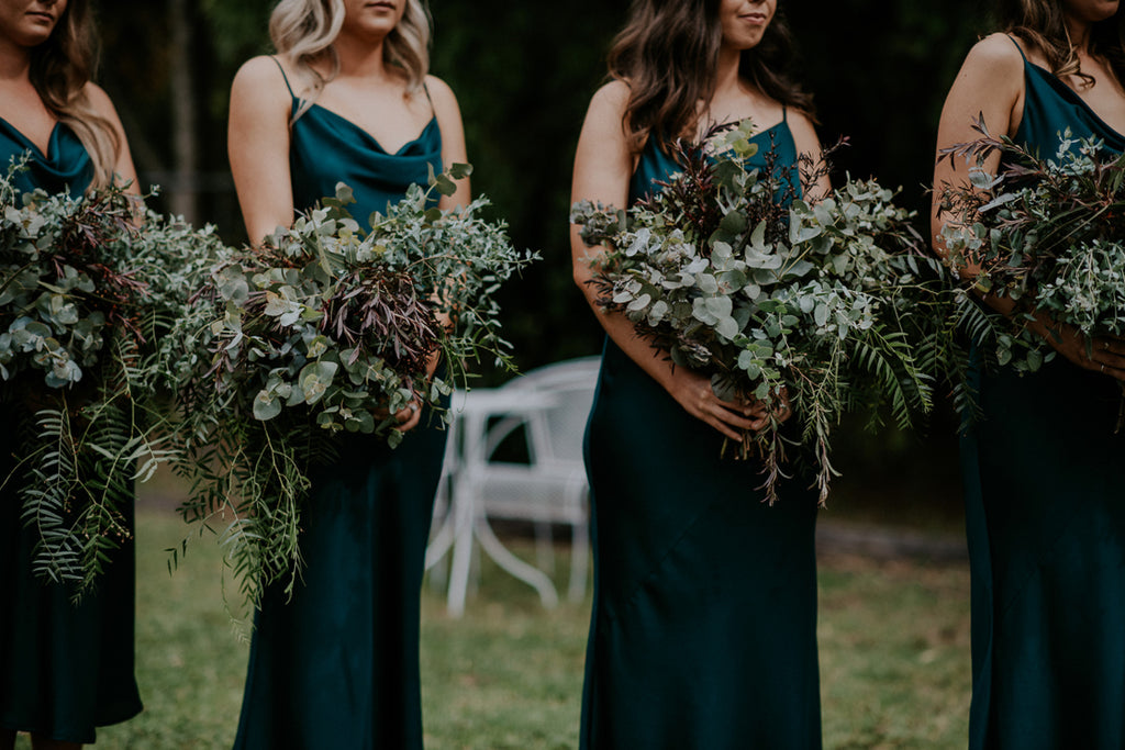Simple Spaghetti Strap Dark Green Long Cheap Bridesmaid Dresses, BDS0099