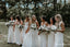 Charming Mismatched Blush Pink Chiffon A-line Long Cheap Bridesmaid Dresses, BDS0030