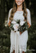 Elegant Mismatched Off-White Lace Long Cheap Bridesmaid Dresses, BDS0029
