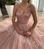 Elegant Strapless Sleeveless A-line Long Prom Dress,PDS1056