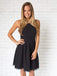 Simple Casual Short Cheap Black Homecoming Dresses 2018, BDY0325