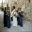 New Arrival Blue Chiffon A-line Long Cheap Bridesmaid Dresses, BDS0027