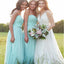 Sweetheart Lace & Tulle Green A-line Bridesmaid Dresses With Belt ,WGY0196