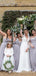 Charming New Arrival Sexy Spaghetti Strap Sleeveless Chiffon A-line Long Cheap Bridesmaid Dresses, BDS0008