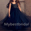 BeautifuI Scoop Sleeveless A Line Flower Girl Dresses, FGS0039