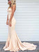 Sweetheart Sleeveless Mermiad Satin Prom Dressses ,Cheap Prom Dresses,PDY0436