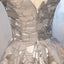 Stunning Satin V-neck Short A-line Homecoming Dress With Bow-knot,BDY0161