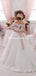 New Lovely Flower Girl Dresses For Weddings Off Shoulder Short Sleeve Ball Gown Formal Custom First Communion Dress Child Party Gowns,FGY0149