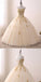 Sweetheart A-line Beaded Gold Lace Prom Dress ,Cheap Prom Dresses,PDY0412
