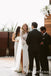 Long Sleeves Round Neck Ivory Side Slit Lace Appliqued Mermaid Long Cheap Wedding Dresses, WDS0003