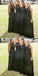 Cheap High Neck Black A-line Lace Floor-Length Long Bridesmaid Dresses,Wedding Party Gowns,WGY0213