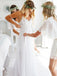 Sexy Backless Unique Casual Cheap Beach Wedding Dresses, WDY0180