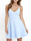 V Neck Light Blue Cheap 2018 Homecoming Dresses Under 100, BDY0217