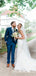 Simple Sweetheart Long Cheap Satin Wedding Dresses With Applique, TYP0016