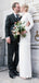 Long Sleeves Sexy Backless Scoop Sheath Long Cheap Simple Charming Wedding Dresses, TYP0100