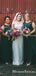 New Arrival Charming Green Lace Top Chiffon A-line Long Cheap Bridesmaid Dresses, BDS0040