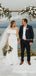 Simple One Shoulder White Double Fdy Mermaid Long Cheap Wedding Dresses, WDS0014