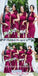 One-shoulder Mermaid Side slit Elegant Simple Long Bridesmaid Dresses,BDS0201