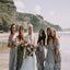 Off-shoulder Spaghetti straps Elegant Simple Pretty Long Bridesmaid Dresses,BDS0239