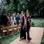 Scoop Side slit Elegant A-line Simple Pretty Long Bridesmaid Dresses,BDS0219