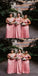 Off-shoulder Ruffle Spaghetti straps Elegant Simple Pretty Long Bridesmaid Dresses, BDS0240