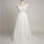 Charming Sweetheart Lace Beaded Sexy Mermaid White Chiffon Wedding Dresses, WDY0116