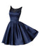 Sexy Backless Beaded Navy Short Cheap Homecoming Dresses 2018, BDY0363
