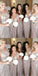 Shinning Sequined V-Neck Long Bridesmaid Dresses,Cheap Bridesmaid Dresses,WGY0355