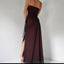 Simple Spaghetti Straps Side Slit Long Prom Dresses Online, PDS0252